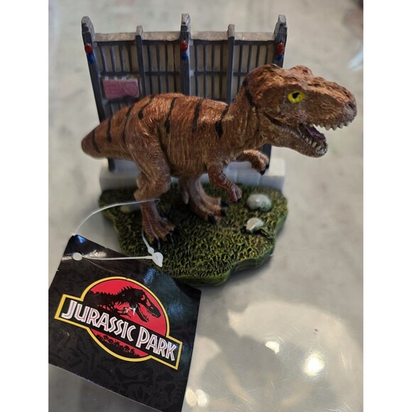 Jurassic Park Dinosaur Aquarium Fish Tank Ornament Decor 3.5"W x 3.5"H - Picture 1 of 6